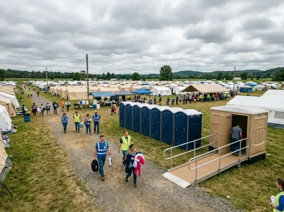 disaster-relief-camp-restrooms-010 — frequently asked questions, Dumpster & Portable Bathrooms Rental in Council Grove, KS